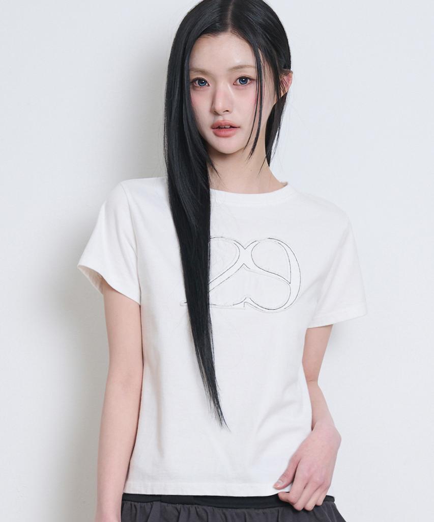 ILLIGO 129 Logo Patch T-Shirt Pure White