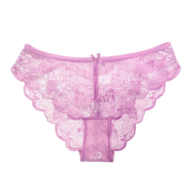 1pcs Women Panties Girls Sexy Lace Underpant Plus Size Pretty Underwear Female Seamless Low Waist Breathable Briefs Female Panty