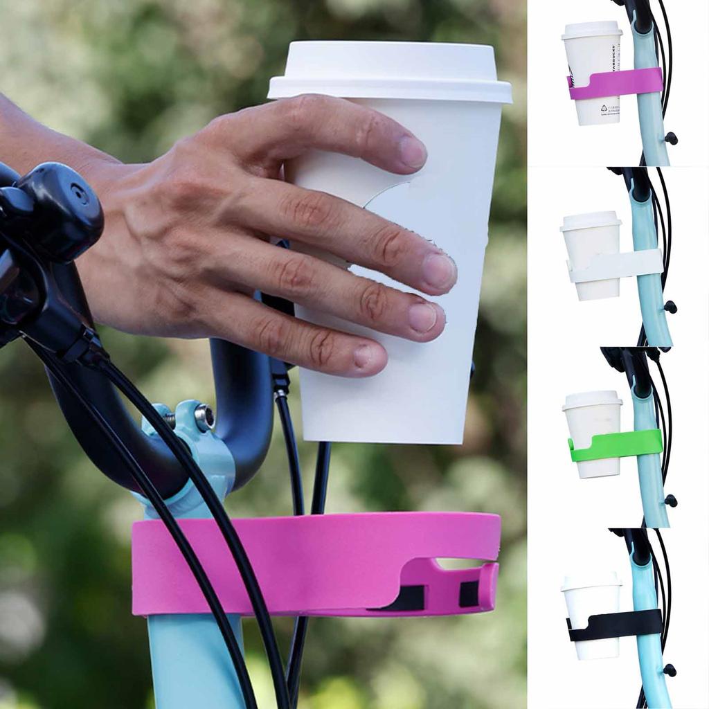 Folding Bike Coffee Cup Holder – Colorful Water Bottle Stand, No-Drill Cup Mount for Cycling Accessories
