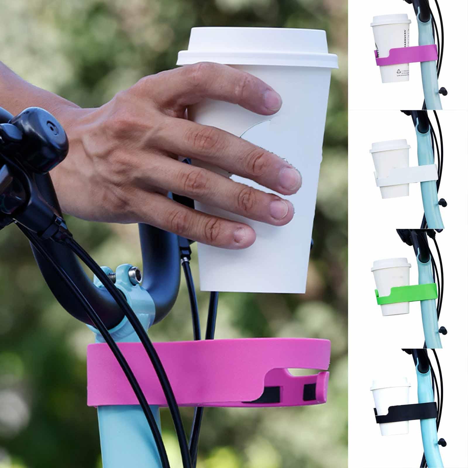 Portabicchieri per Bici Pieghevole – Supporto Colorato per Borraccia, Supporto per Tazza Senza Foratura per Accessori da Ciclismo