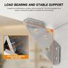 30pcs Stainless Steel Furniture Corner with Screws Corner Brace Angle Corner Bracket for Shelves Wood Furniture Chair Drawer Cabinet
