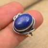 Lapis Lazuli Gemstone 925 Solid Silver Jewelry Wonderful Cuff Jewelry Ring For Her