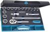 HAZET Socket Wrench Set In Smart Case (12.7mm Drive) 932/18