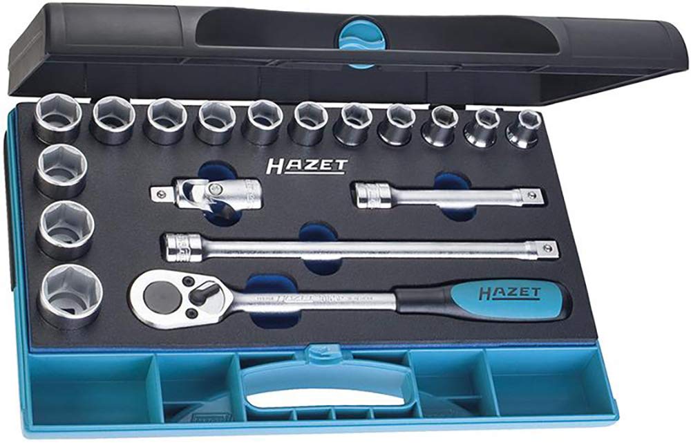 HAZET Socket Wrench Set In Smart Case (12.7mm Drive) 932/18