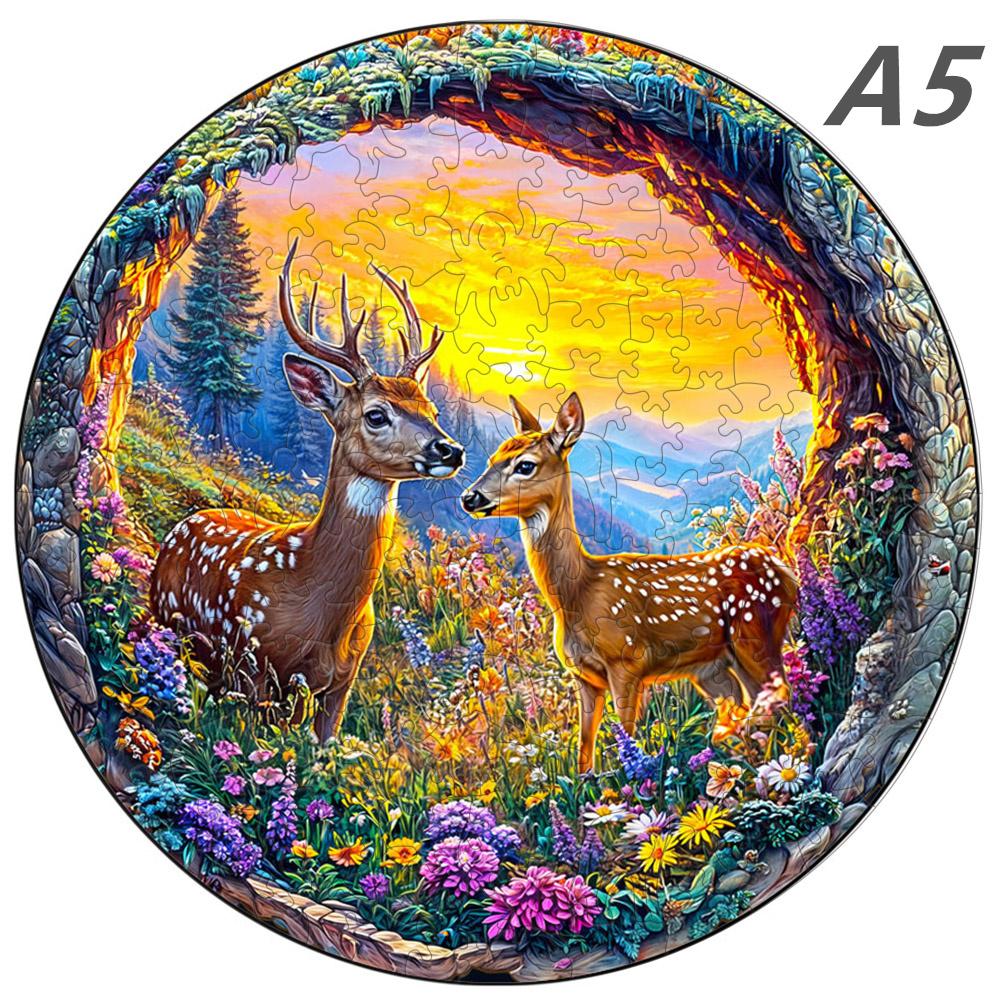 Meerjungfrau 3D Holzpuzzle Tier Spielzeug für Erwachsene Kinder Geburtstagsgeschenk Holzpuzzle Montessori Spiele Fidget Toys