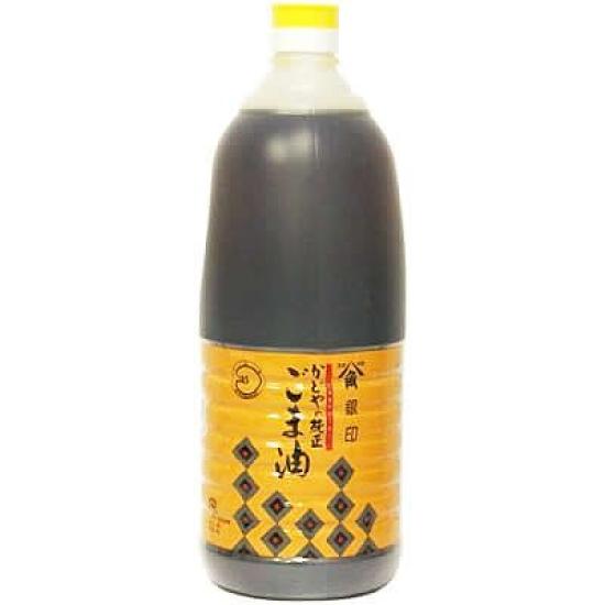

Кунжутное масло Kadoya Ginjirushi темное x 6 бутылок по 1,65 кг