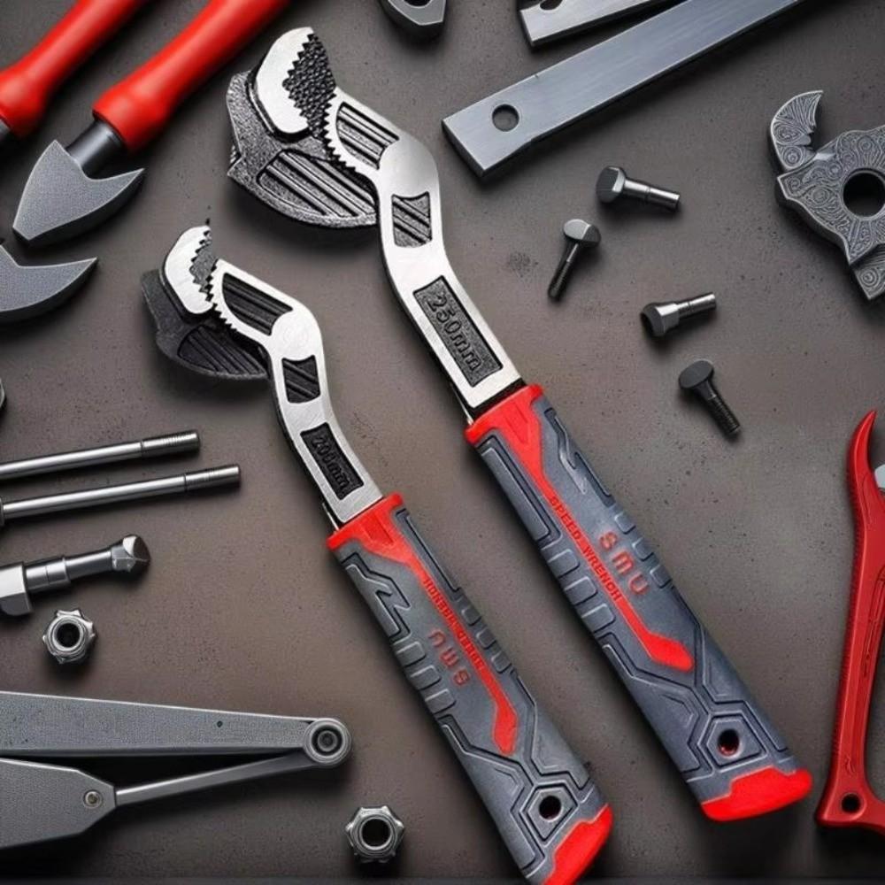 Multi-function Universal Wrench Large Diameter Open Wrenchs Gifts Movable Bathroom Wrench