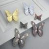 1 sztuka Vintage 3D Motyl Uchwyt do Szafki Retro Stop Cynku Gałki do Drzwi Szafki Kuchennej Szuflady Garderoby Meble Dekoracyjne