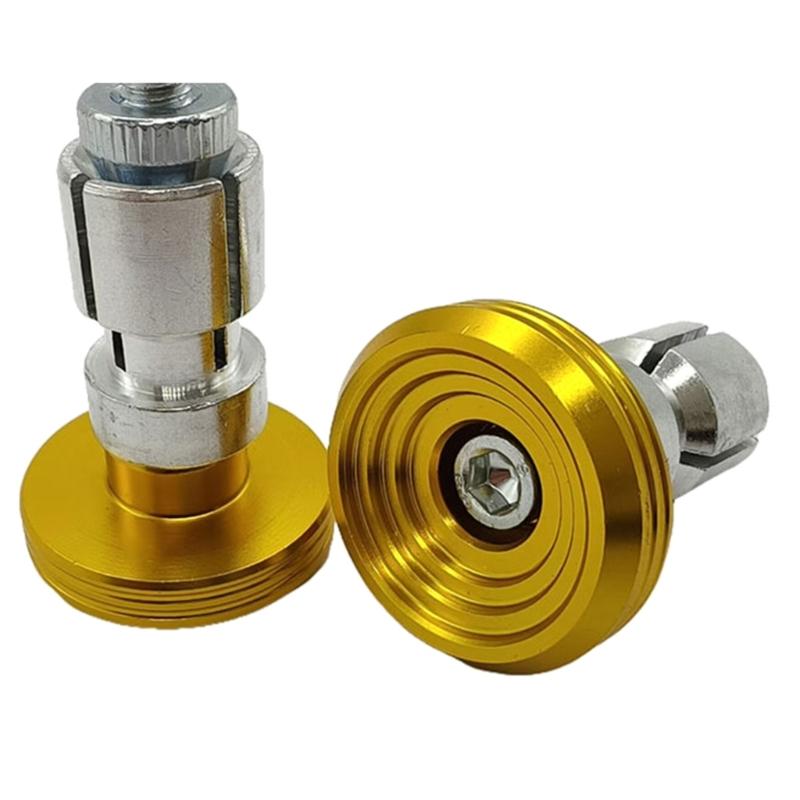 Stylish Motorcycle Handlebar Stoppers Metal Designs Motorcycle Handlebar Caps with Enhanced Friction for Better Control