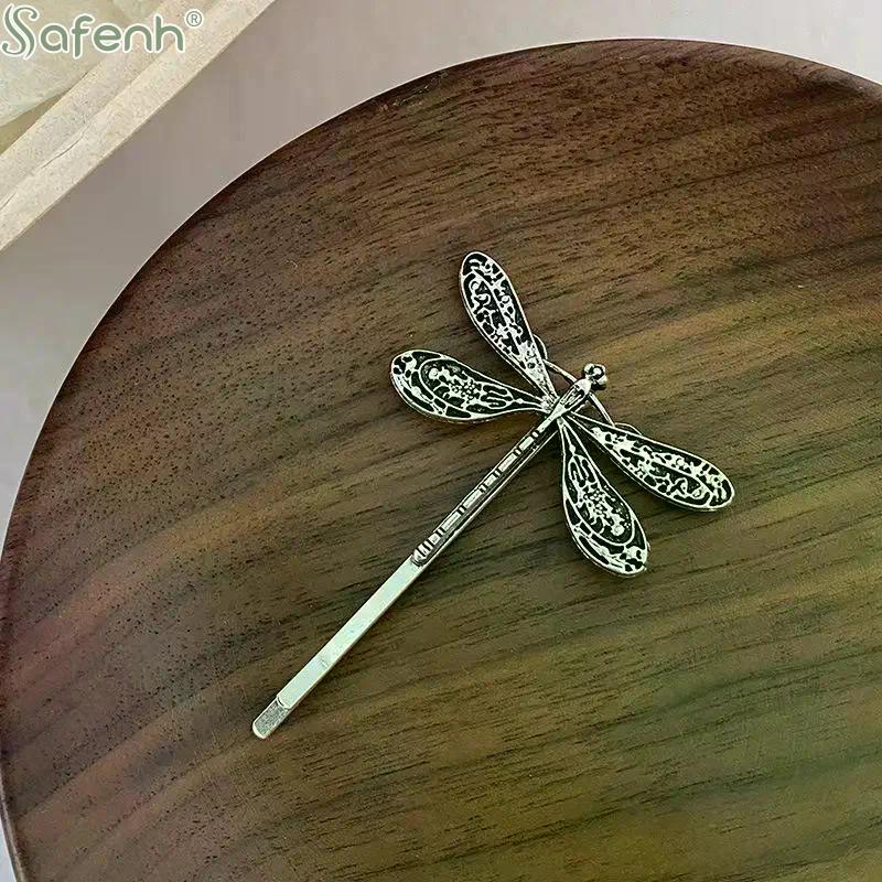 Vintage Inspired Dragonfly Hair Clips for Women Girls Stylish Hair Barrettes Headwear for Weddings and Festivals