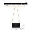 Saint Laurent Medium Matelassé Leather Wallet On Chain Nero Women Shoulder_bags Black 377828-BOW01-1000