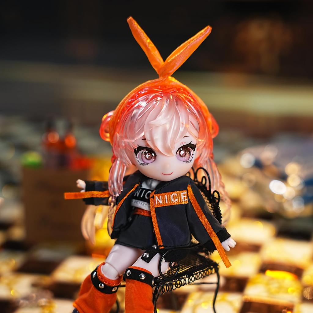 ICY Fortune Days 13cm BJD Doll - Anime Style Doll Set, Perfect for Gifts, Decoration, DIY Exercise, and Collections, Girl's Doll 8+