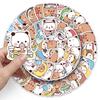 60 Pictures of One and Two Cloth Doodle Stickers Cartoon Cute Emoticon Pack Guka Decorative Mobile Phone Case Notebook Stickers