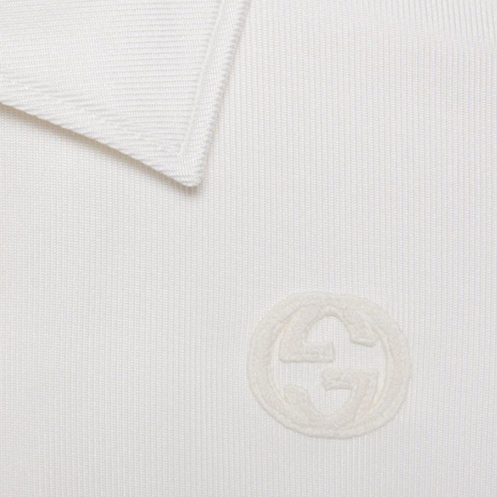GUCCI Logo Patch Polo Shirt 773728-XJF8V-9088