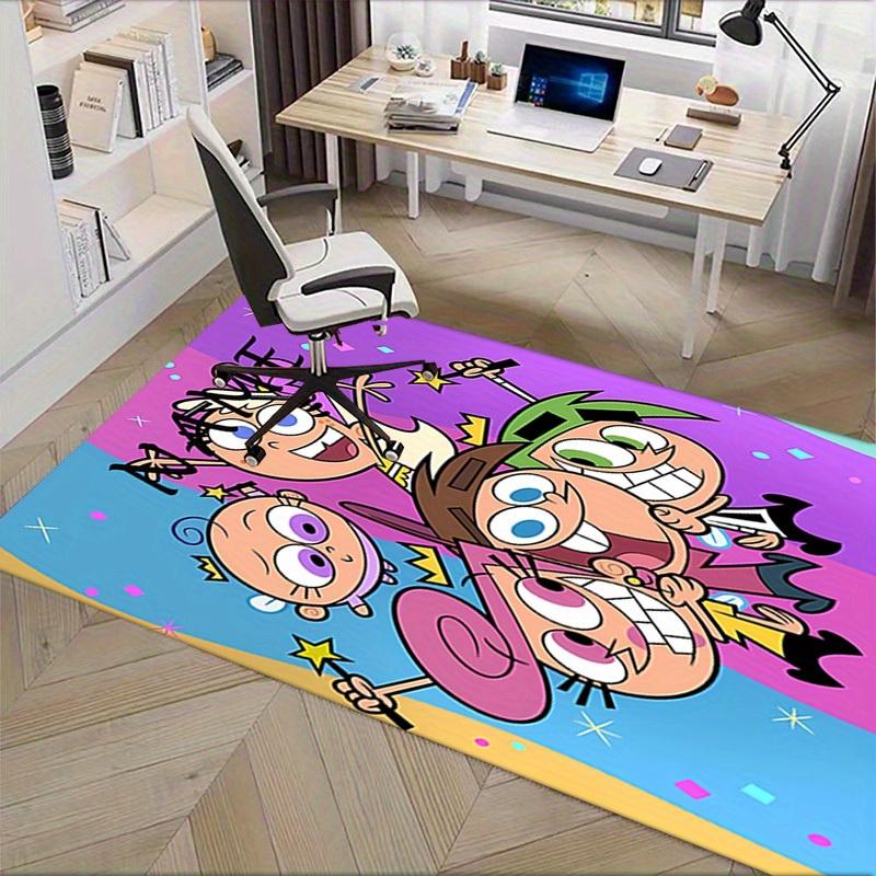 The Fairly Oddparents Office Carpet Soft Polyester Entrance Carpet Washable Non slip Machine Washabl