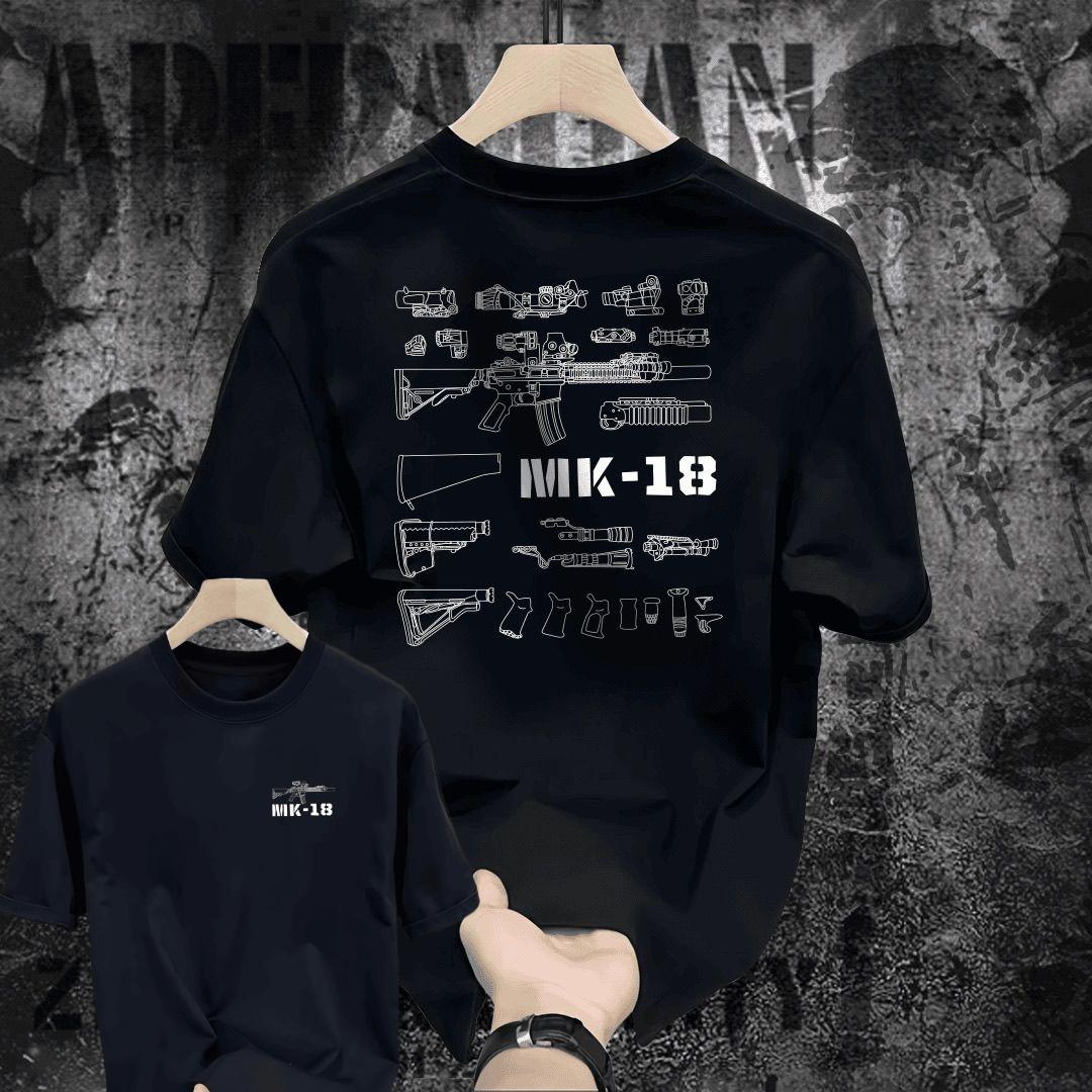 

Tough Guy Military Fan Printed Cotton Short Sleeve T-Shirt Men s Summer Loose American Tactical Crew Neck Breathable Casual Top 4XL