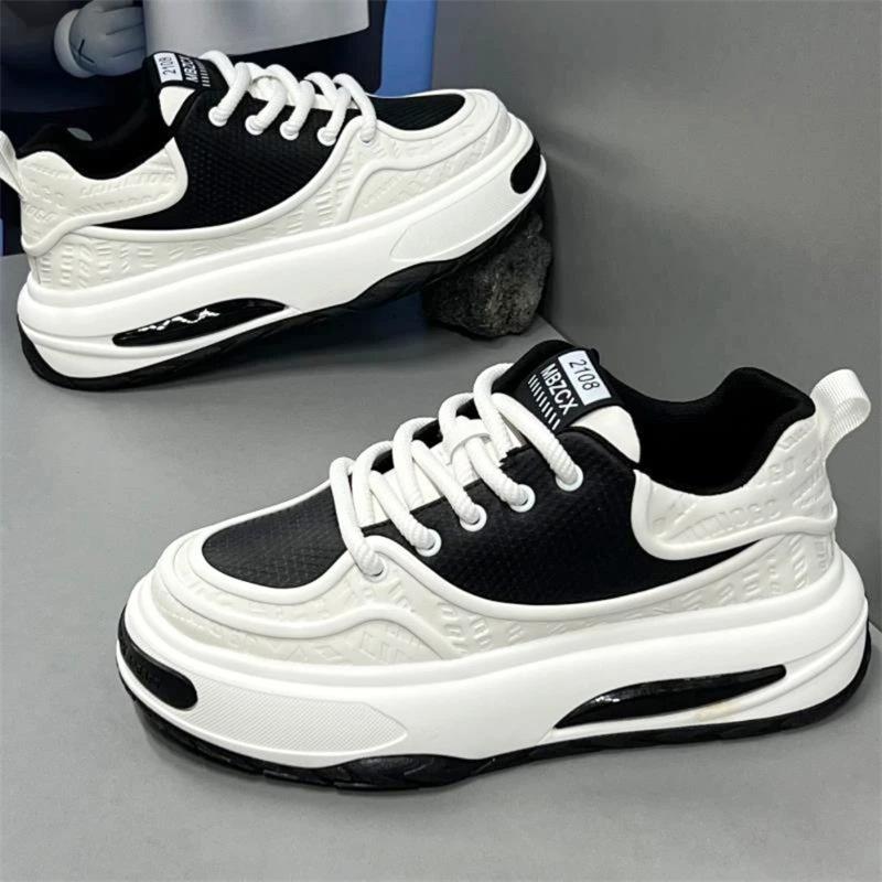 New leather surface sports casual shoes comfortable shoes trendy dad shoes mbz