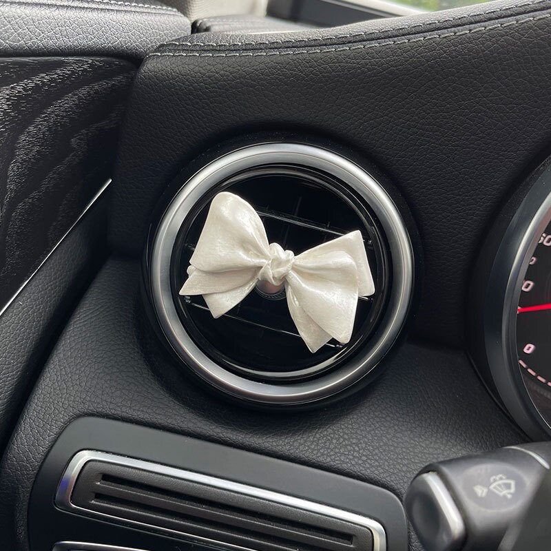Aromatherapy Car Interior Tulip Hydrangea Car Air Conditioning Vent Decoration Flower Diffuser Stone Goddess Fragrance Premium