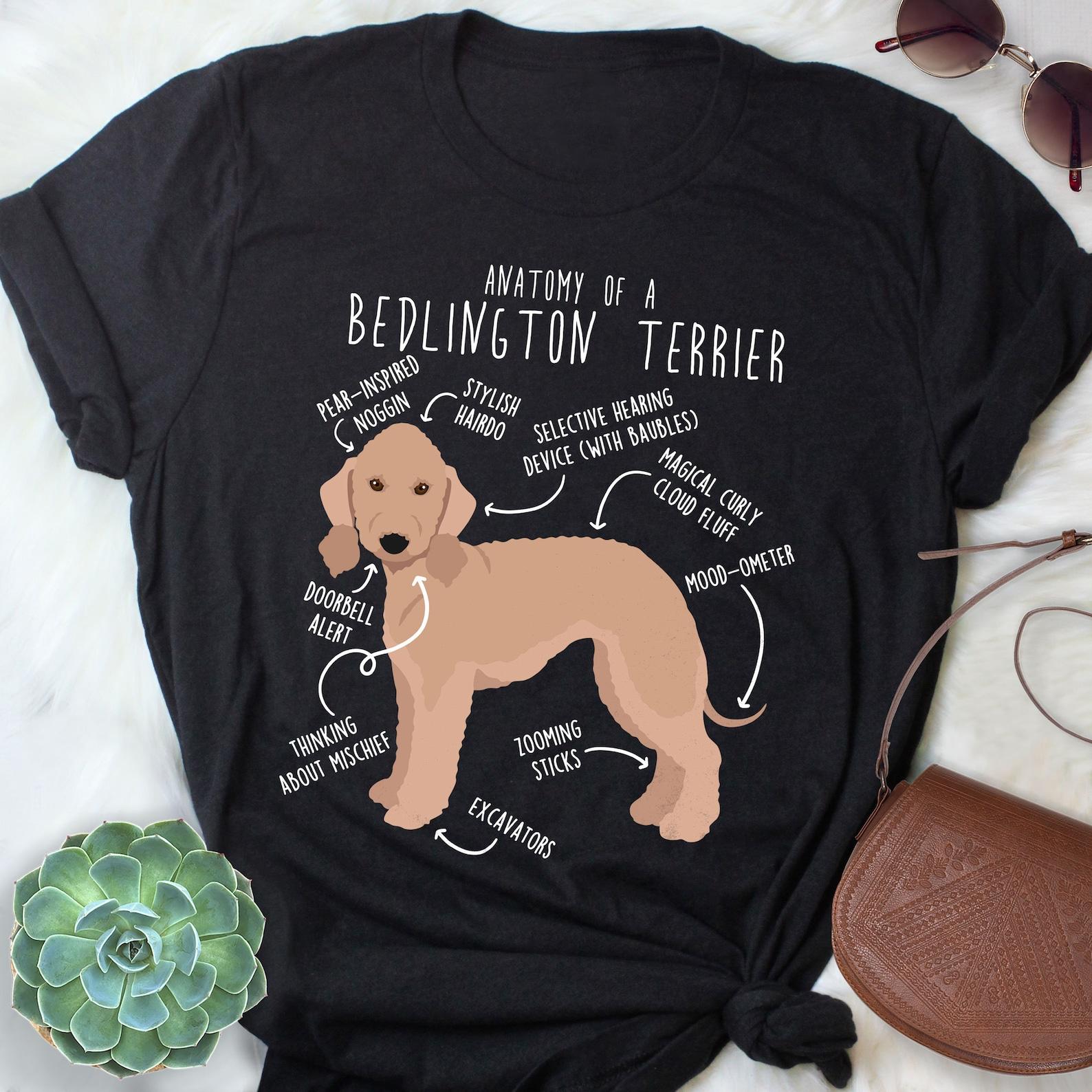 Liver Bedlington Terrier Shirt, , , Funny Dog Lover Gift, Cute Bedlington Terrier Mom Dad T-shirt, Dog Tshirt, Pet Tee, Dog Humor 100