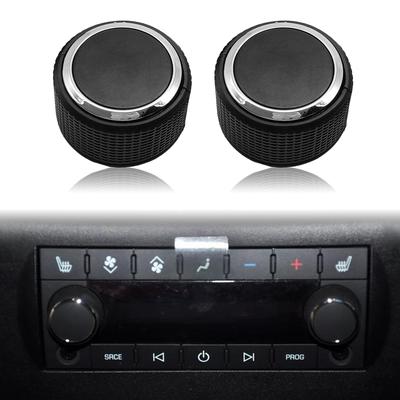 Pleoos Car Rear Radio Volume Control Knob, Radio Repair Kit Replacement Buttons for 07-13