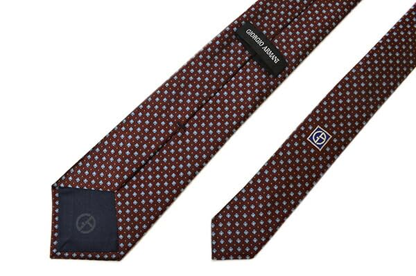 Giorgio Armani Necktie Square Dot Pattern Silk Necktie Width Ega23w011 RUBY RED Red [Giorgio Armani] Men's (Sword 8cm) 3F925-00173
