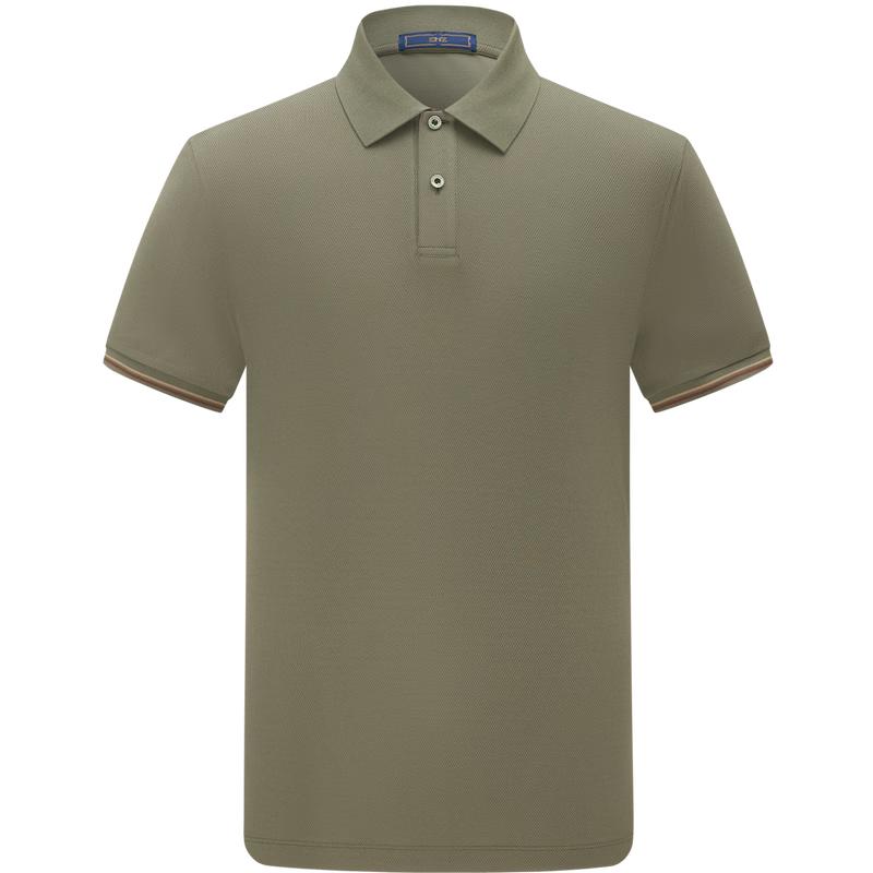 EMZ Men s Mulberry Silk Blend Short Sleeve Polo Shirt M