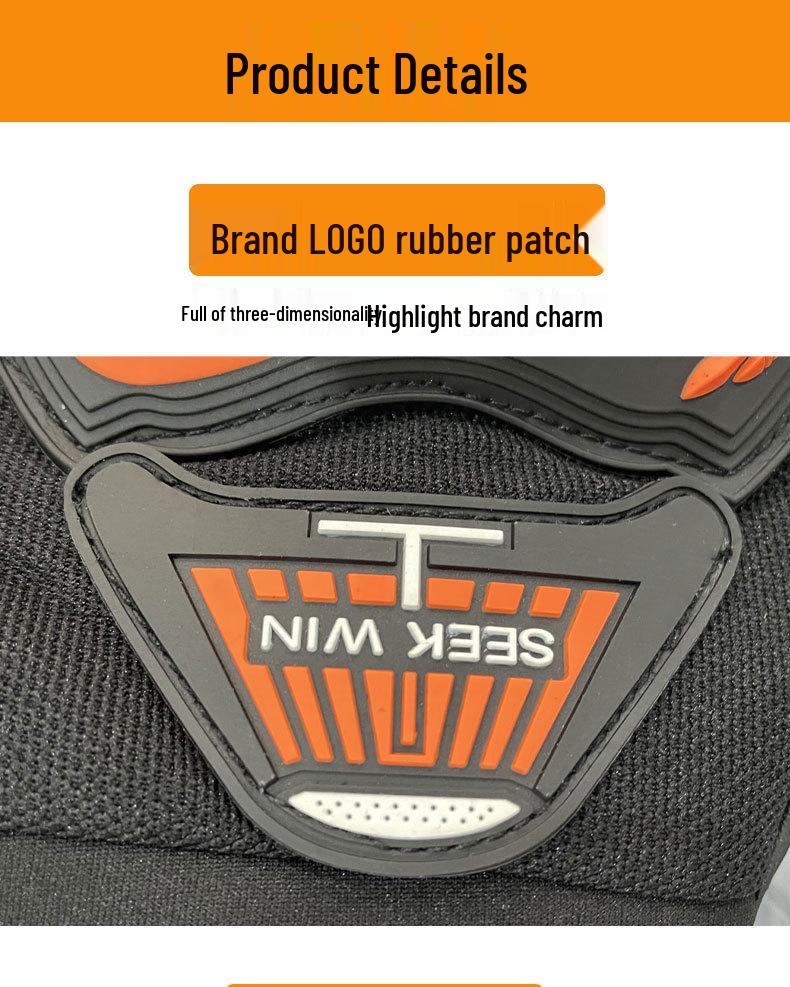 Luvas Antiderrapantes de Toque com Dedos Inteiros para Motociclismo e Corrida para Off-road, Equitação e Veículos Elétricos
