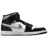 New JORDAN 1 Mid Se Patent Black White Metallic Silver Metallic Gold HV0789-010
