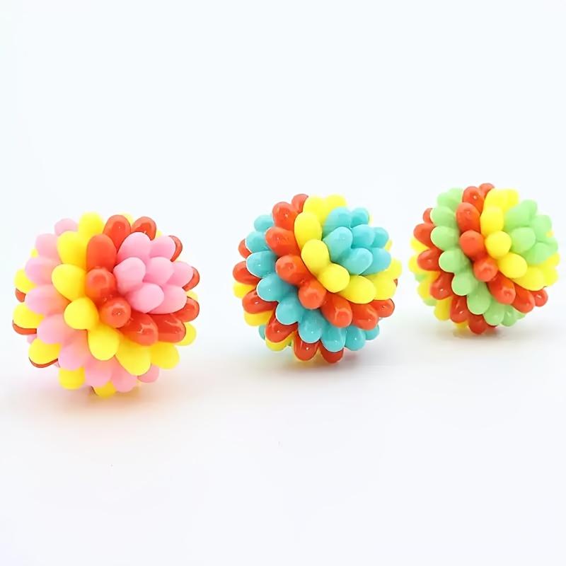 Indestructible Dog Chew Toy/TPR Bite-Material/Vibrant Colors/Chewable Teething Toy for Dog/Soft Training Ball for Aggressive Chewer