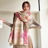 Winter Elegant and Fashionable Imitation Cashmere Scarf New All Creatures Double-sided Versatile Scarf Cold Proof Warm Shawl