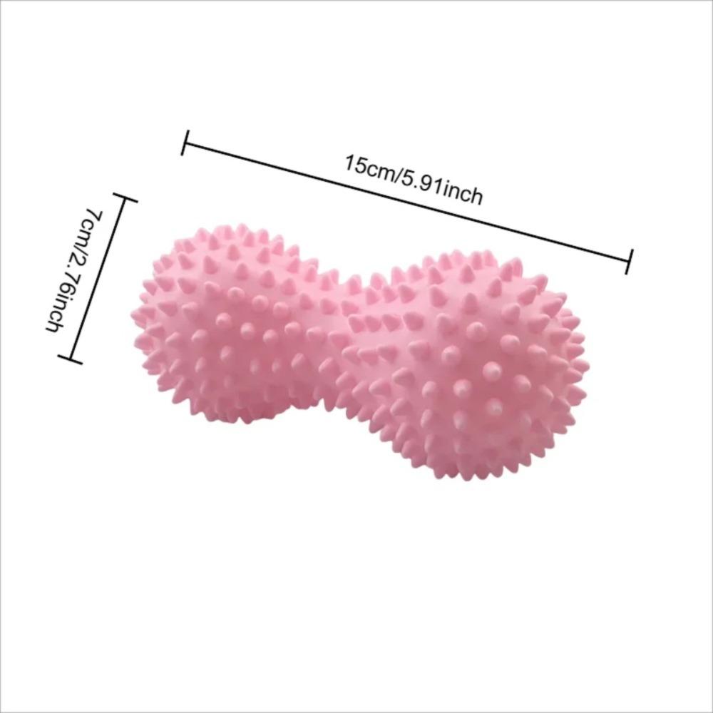 Foot Massager Spiky Ball Peanut Massage Ball Training Muscle Deep Tissue Massage Ball for Back Neck Shoulder Pain Stress Relief