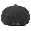 HT5030 Berets Thick Warm Winter Caps for Men Women Vintage Wool Beret Hat Male Female Adjustable Flat Cap Octagonal Beret Caps