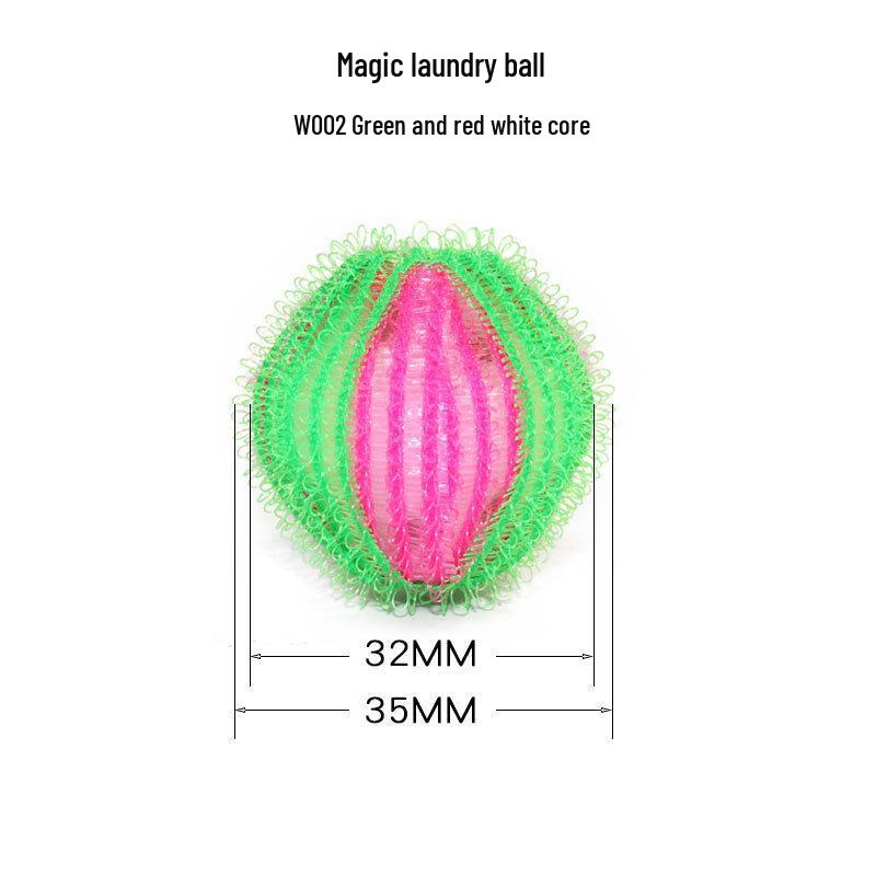 Anti-Tangle Nylon Laundry Balls for De-linting and Hair Removal In Washing Machines