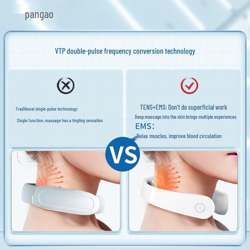 Pango Low-Frequency Neck Massager CN Plug (adapter Included)