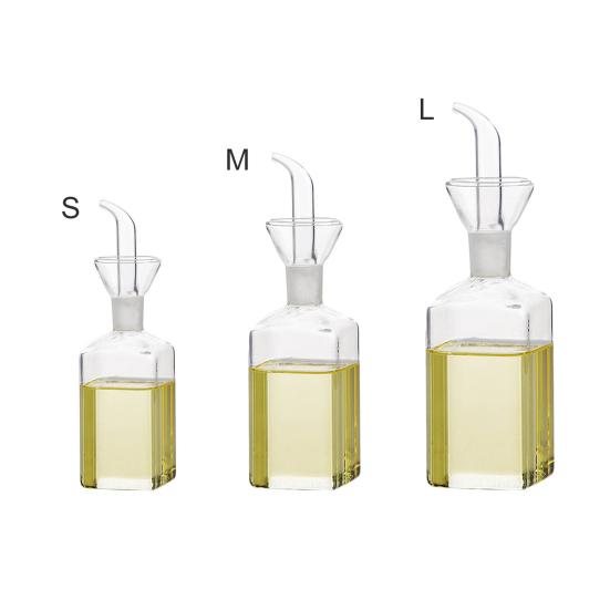 Ölflasche Hoch Staubdicht Auslaufsicher Borosilikatglas Haushaltswürzflasche für Küche