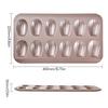 12-Cavity Nonstick Madeleines Pan Thickened Carbon Steel French Shell Cake Mold Dessert Pastry Pan 12-Cup For Home Baking Party