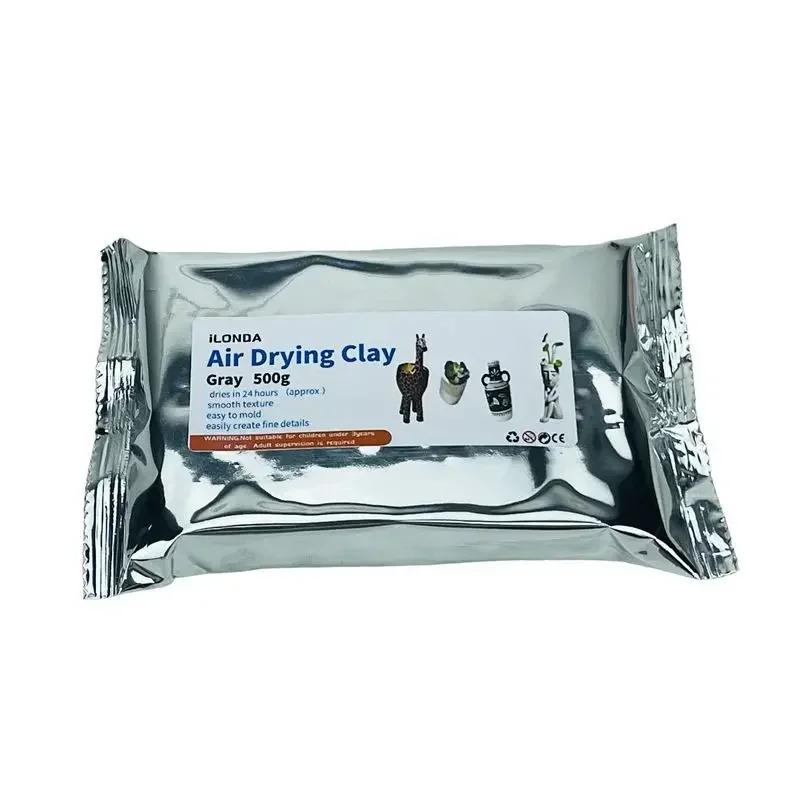 500g Stone Plastic Clay Diy Model Hand-made Materials Baking-free Air-drying Polymer Clay Pottery Tools Handmade Soft Pottery