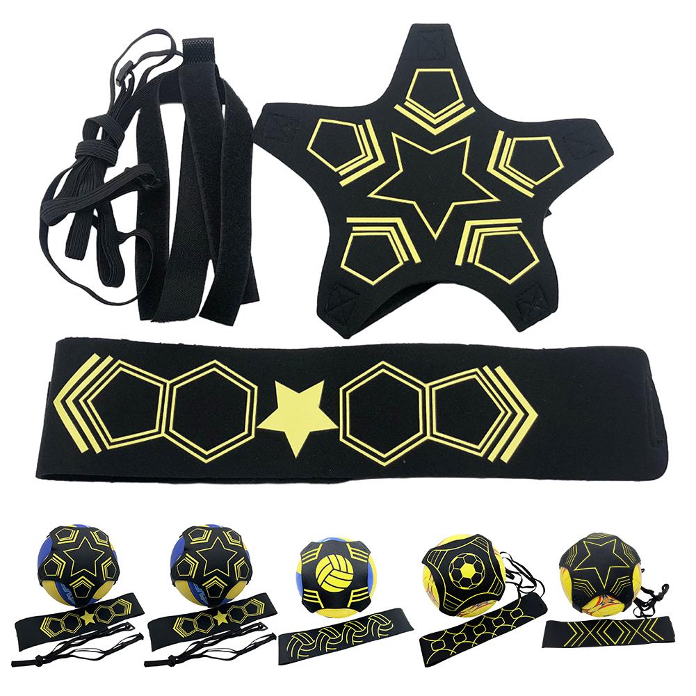 Soccer Ball Juggle Bag Children Auxiliary Circling Belt Kick Solo Soccer Trainer Football Kick Kids Football Training Equipment