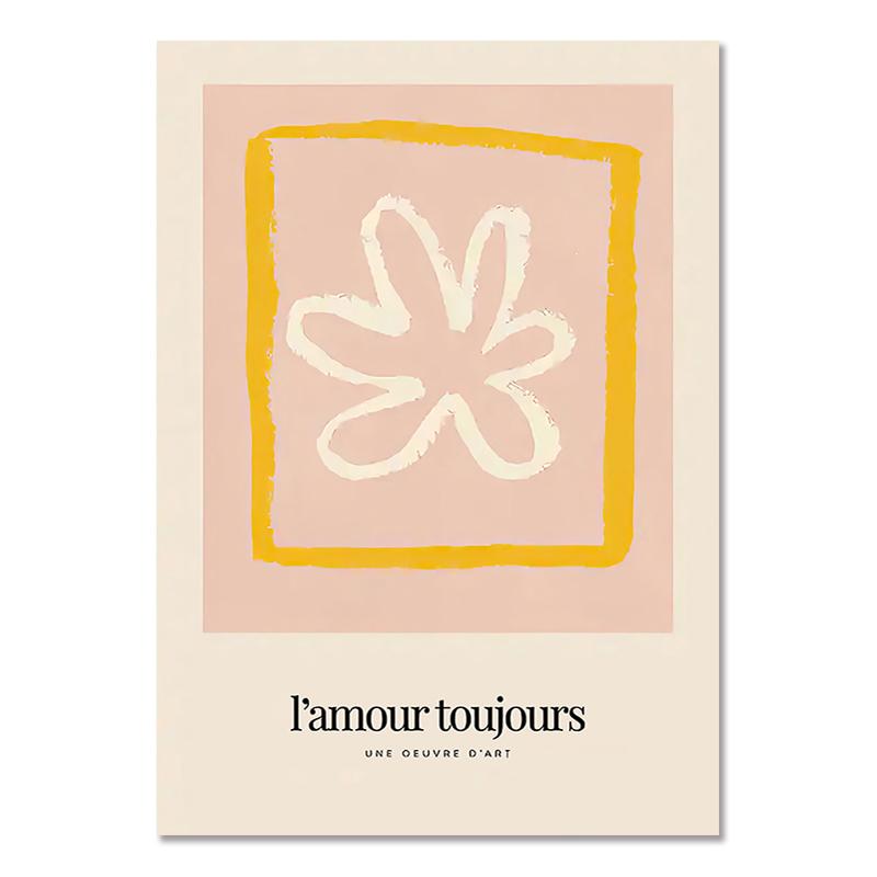 Abstraktní barevný květinový trh Matisse Plakáty a obrazy Japonsko Chile Lima Nástěnné umění Obraz na plátně Obývací pokoj Domácí dekorace