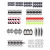 257PCS Fishing Lure Set Metal ABS Corrosion Resistance Anti Winding Fishing Hook Kit for Outdoor with Black Storage Box