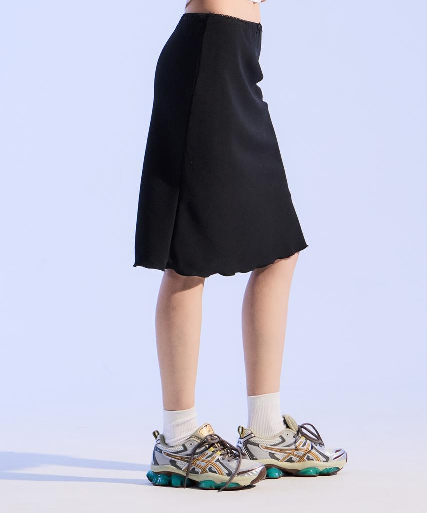 Moa Mesh Mood Skirt (Sheer Black)
