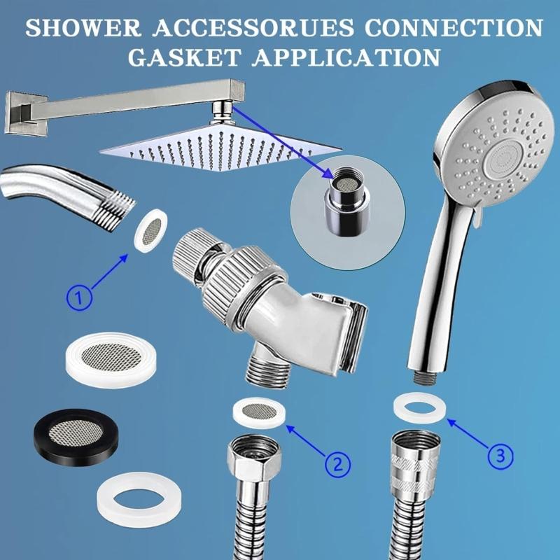 Plumbing and Faucet Washers Assortment Kits Outside Garden Faucet Splitter Gasket for Assorted Spigot Water Hose