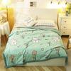 Love Heart Daisy Pattern Summer Quilt Modern Fashionable Skin-friendly Comfortable Air Conditioning Quilts for Kids Boys Girls