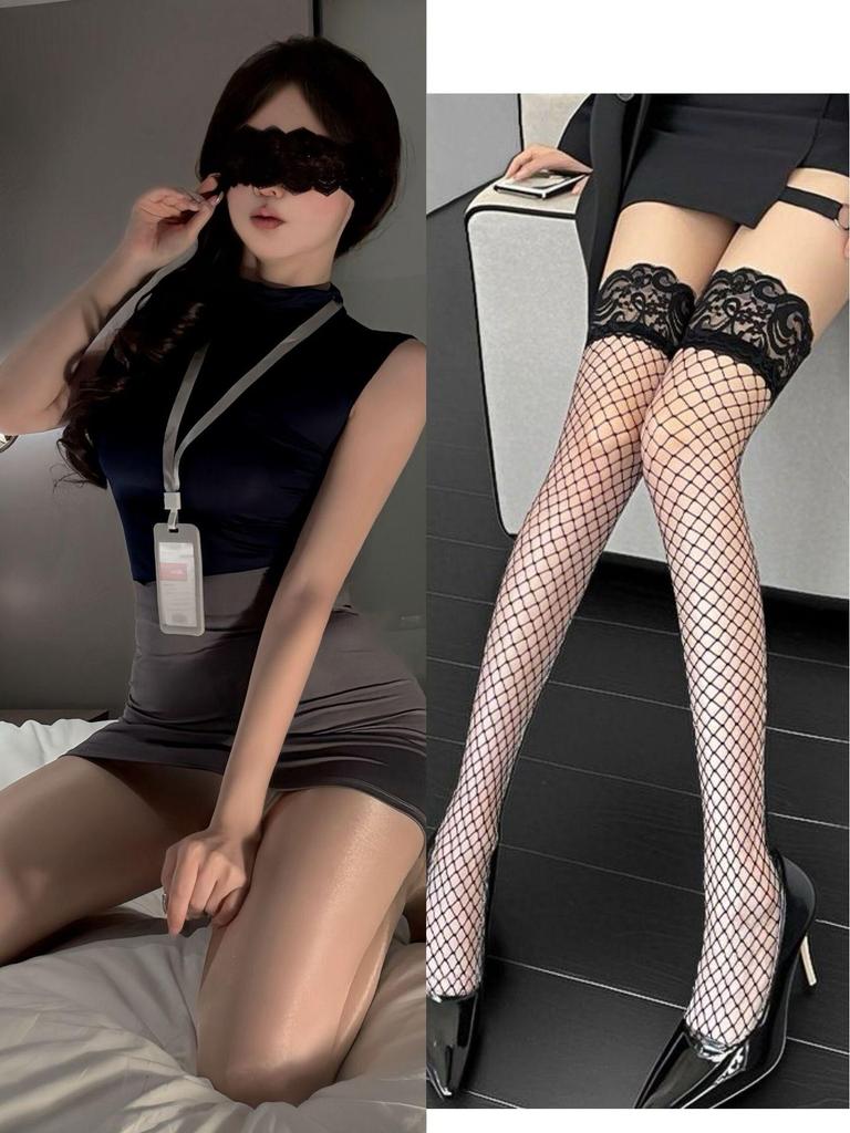 Uniforme da Segretaria Seducente Dimagrante: Lussurioso Set di Lingerie OL con Gonna Bodycon