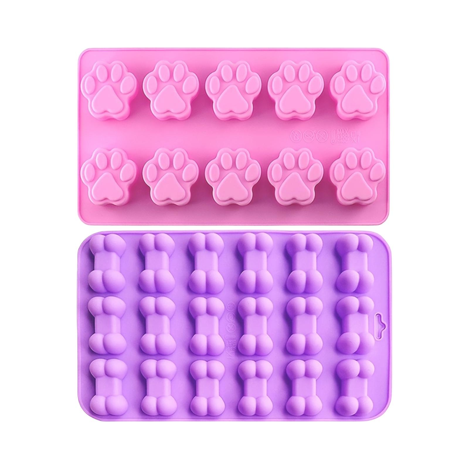 10 Sets Of Claws And 18 Sets Of Silicone Baking Molds With Bones фиолетовый