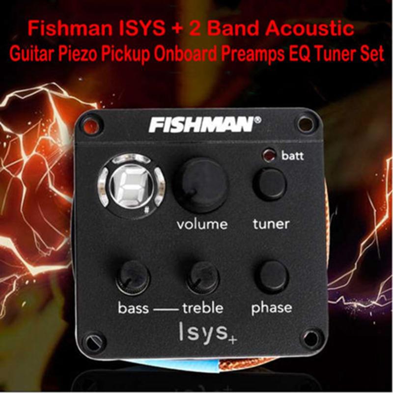 Pickup Chitarra Acustica Fishman ISYS | Con Preamplificatore EQ E Tuner Integrato - Foto 2