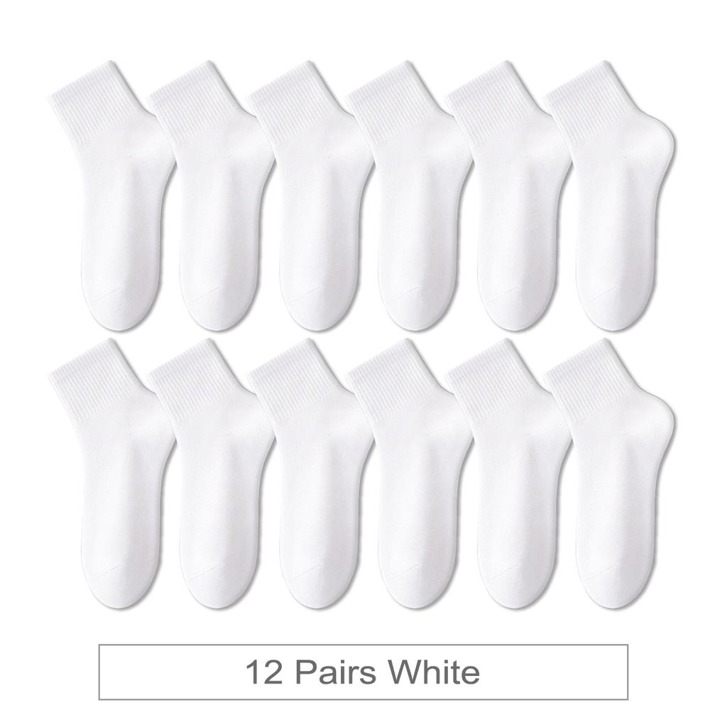 12 Paar Neue Damen Baumwollsocken Herren Socken Kurz Knöchel Bunt Herbst Frühling Weich Atmungsaktiv Bunte Mädchensocke