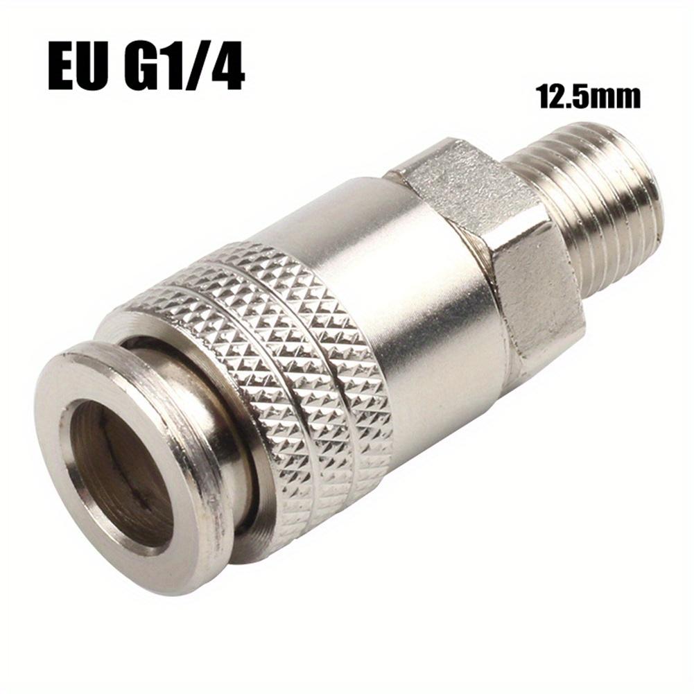 Pneumatic Fitting G1/4 Male Thread EU Standard Quick Connector For Air Compressor 53mm Length Air Compressor Tool Parts