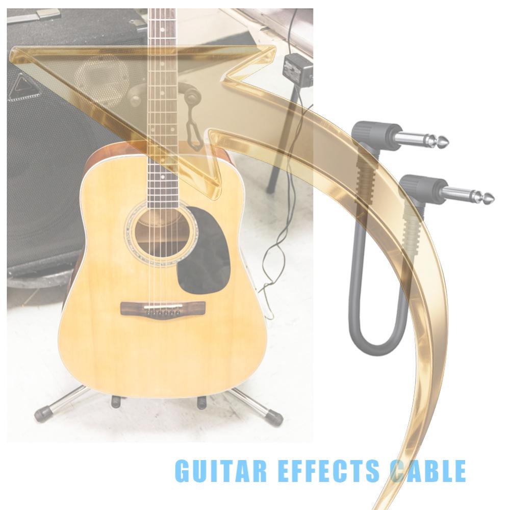 6.35 Electric Guitar Bass Effect Pedal Cable 15cm Guitar Amplifier Patch Cord China Mainland