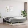 3120631 vidaXL Spring Bed Base Dark Grey 180x200 Cm Fabric